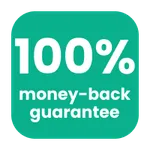 100% money-back guarantee